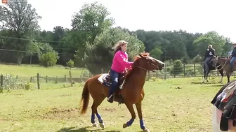 Getting Off: Horse Rolls Backwards Onto Rider - Video