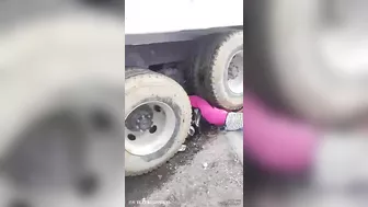Haitian Woman Survives Being Crushed By Truck