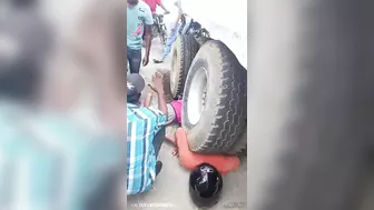 Haitian Woman Survives Being Crushed By Truck