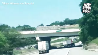 Hero Driver Takes Action After A Crazy Truck Accident