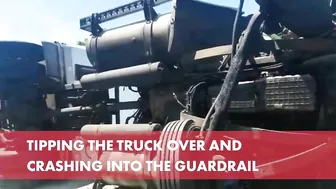 Hero Driver Takes Action After A Crazy Truck Accident