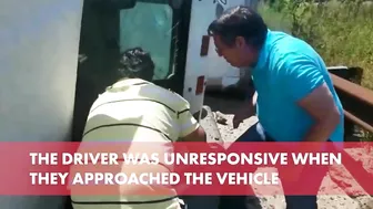 Hero Driver Takes Action After A Crazy Truck Accident