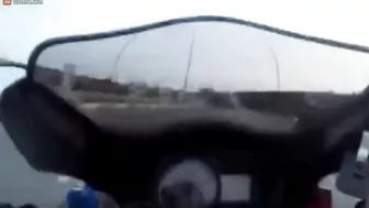 Horror Moment Cyclist Films His Own Death Because He Couldn't Slow Down