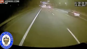 Horrifying Moment Dashcam Shows Truck Smash Into Two Cars