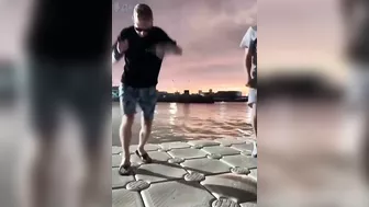 Horrifying Moment Dancing Tourist Is Struck By Lightning