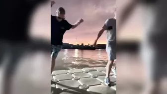 Horrifying Moment Dancing Tourist Is Struck By Lightning