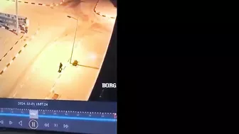 A Huge Rocket Engine Fell On The Guy