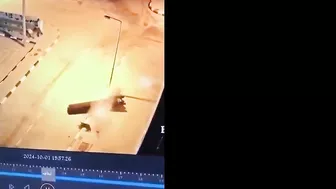 A Huge Rocket Engine Fell On The Guy