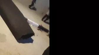 A Huge Rocket Engine Fell On The Guy