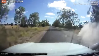 The Driver Lost Control After Trying To Overtake
