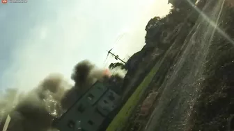Japanese Military Helicopter Crashes Into Residential Area