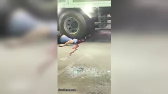 Man Crushed To Death By Truck Tire
