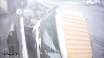 Man Escapes Fatal Truck Accident