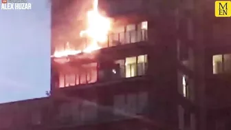 Footage Of Manchester North End Fire Appears To Show Heroic People