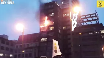 Footage Of Manchester North End Fire Appears To Show Heroic People