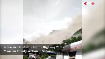 Massive Landslide Paralyzes China's Transportation