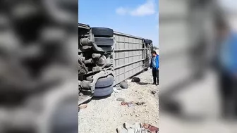 At Least 13 Injured In Bus Accident In La Libertad, Peru