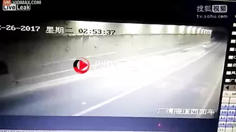 Motorcycle Evaporates After Collision With Car