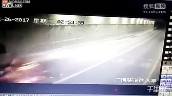 Motorcycle Evaporates After Collision With Car