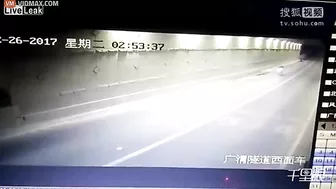 Motorcycle Evaporates After Collision With Car