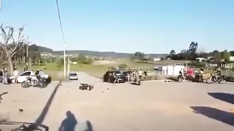 Motorcycle Racing Gone Wrong