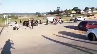 Motorcycle Racing Gone Wrong