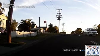 Motorcyclist Nearly Had An Accident After Turning Too Fast