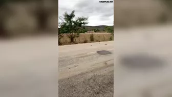 The Motorcyclist Was Thrown More Than 200 Meters