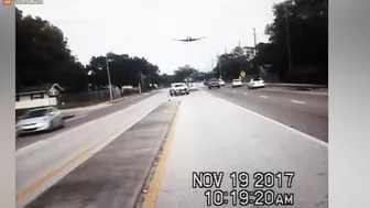 Highway Police Officer On Duty Experiences Shock Of His Life When Plane Crashes