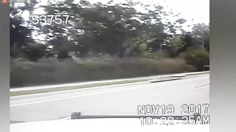 Highway Police Officer On Duty Experiences Shock Of His Life When Plane Crashes