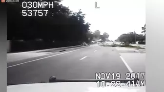 Highway Police Officer On Duty Experiences Shock Of His Life When Plane Crashes