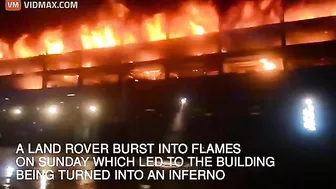 New Footage Shows Devastation Caused By Liverpool Car Park Fire