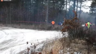 Spectator Thrown Into The Air By Rally Car