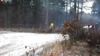 Spectator Thrown Into The Air By Rally Car
