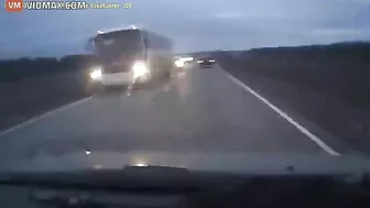 Overtaking In Poor Visibility Is Not A Good Idea