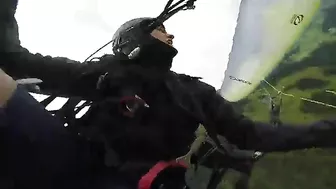 Paraglider Plummets To Earth In Terrifying Free Fall