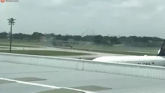 South Korean Passenger Plane Overruns Runway And Catches Fire, Pilot Injured