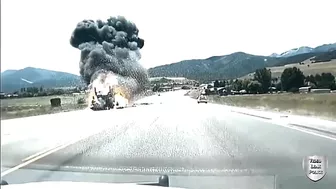 Police Dash Cam - Fatal Head-On Collision - Utah Highway Patrol