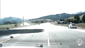 Police Dash Cam - Fatal Head-On Collision - Utah Highway Patrol