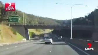 Quick-thinking Driver Risks Life By Overturning Truck