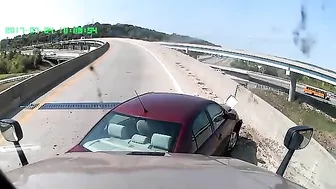 Reckless Driver Causes Accident After Changing Shirt While Driving