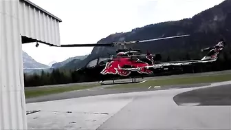 New Red Bull Helicopter Crashes Into Building And Tears It Apart