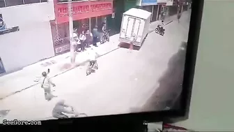 The Robber Was Trapped Under The Truck