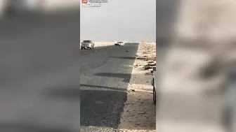 Saudi Prowler Takes Down Photographer