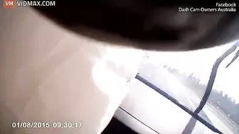 Horrifying Moment Driver Is Hit By Another Car While Driving