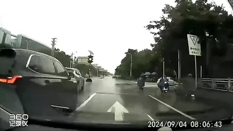 Motorcyclist Crushed By Dump Truck