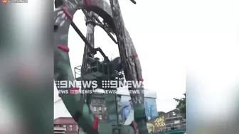 Screaming and shaken passengers stuck upside down on ride in Australia