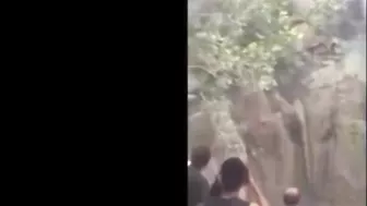 Shock Video-Climber Falls to his Death at Waterfall In Iran