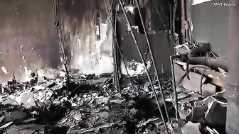 Shocking footage shows devastation inside Grenfell flat