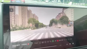 Speeding Car Takes Out Three Scooter Riders